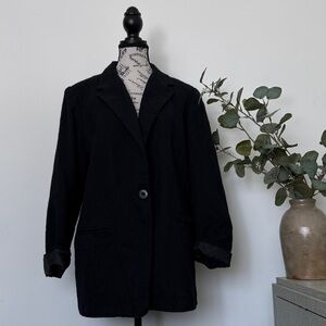 SAG Harbour Vintage 100% Wool Blazer - Size 14